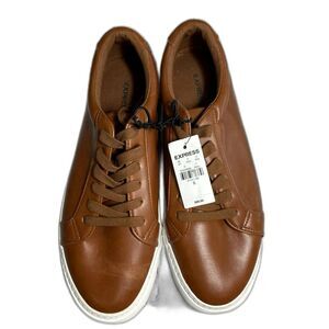Express Sneaker Shoes Men’s Size 10 Brown Faux Leather